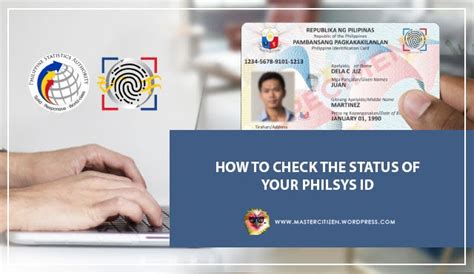 how to check philsys id status|Home .